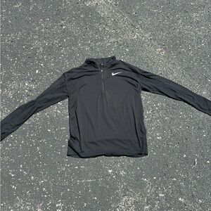 Black Nike Running Large Quarter Zip